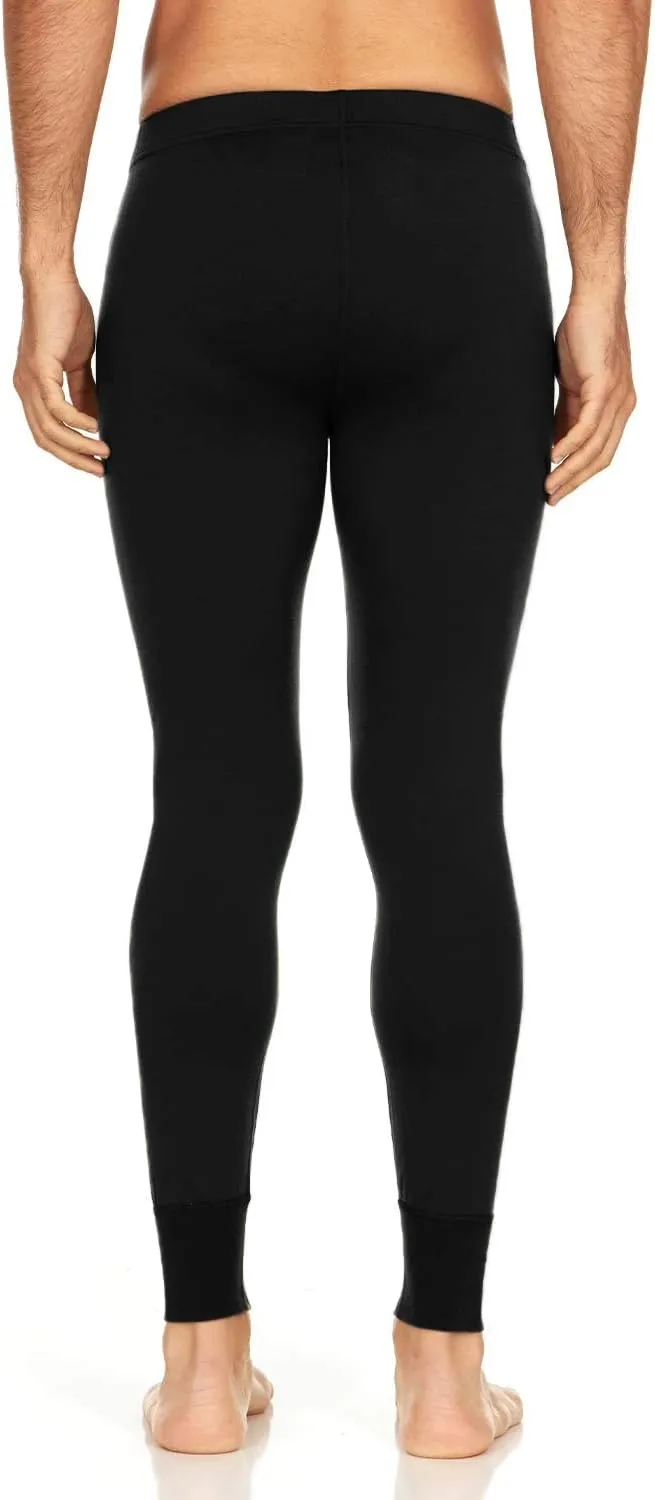 100% Merino Wool Bottoms Men's Base Layer Pants - Long Johns - Thermal Underwear