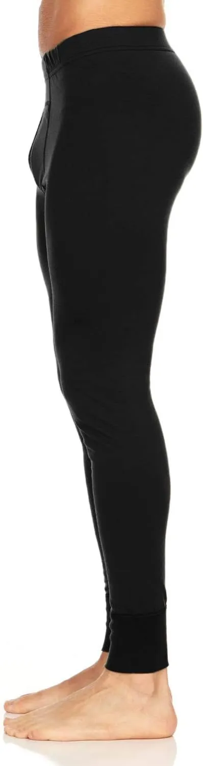 100% Merino Wool Bottoms Men's Base Layer Pants - Long Johns - Thermal Underwear