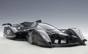 1/18 AUTO Art X2014 Fan Car (Dark Silver Metallic) Composite Model Car - 18116
