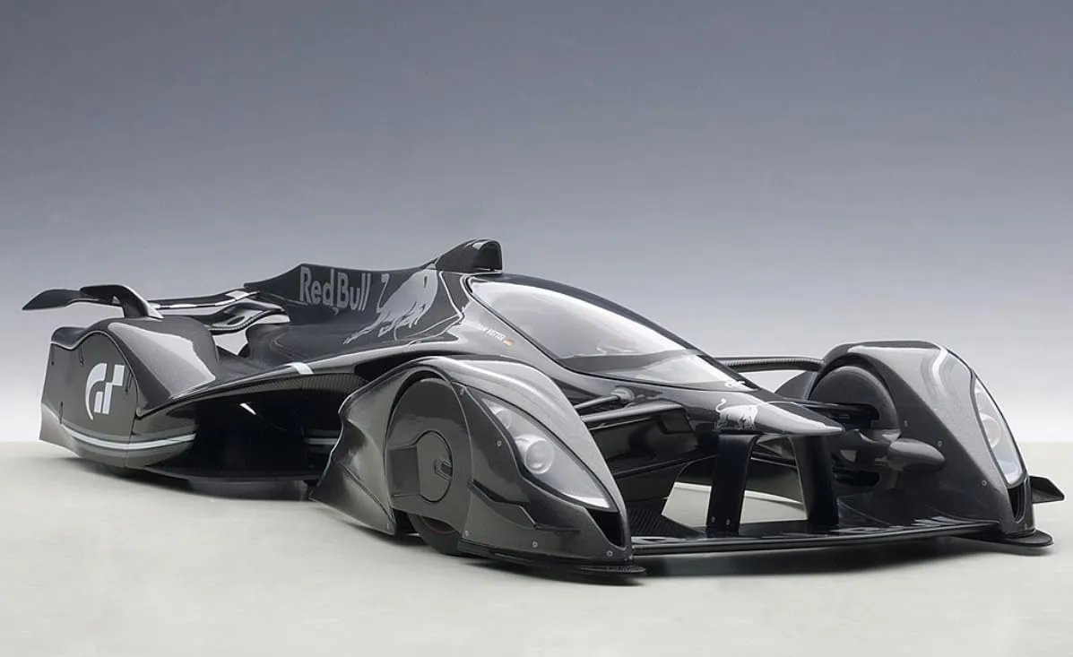 1/18 AUTO Art X2014 Fan Car (Dark Silver Metallic) Composite Model Car - 18116