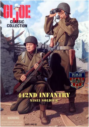 12" GI Joe WWII 442nd Infantry Japanese-American Nisei Soldier Action Figure