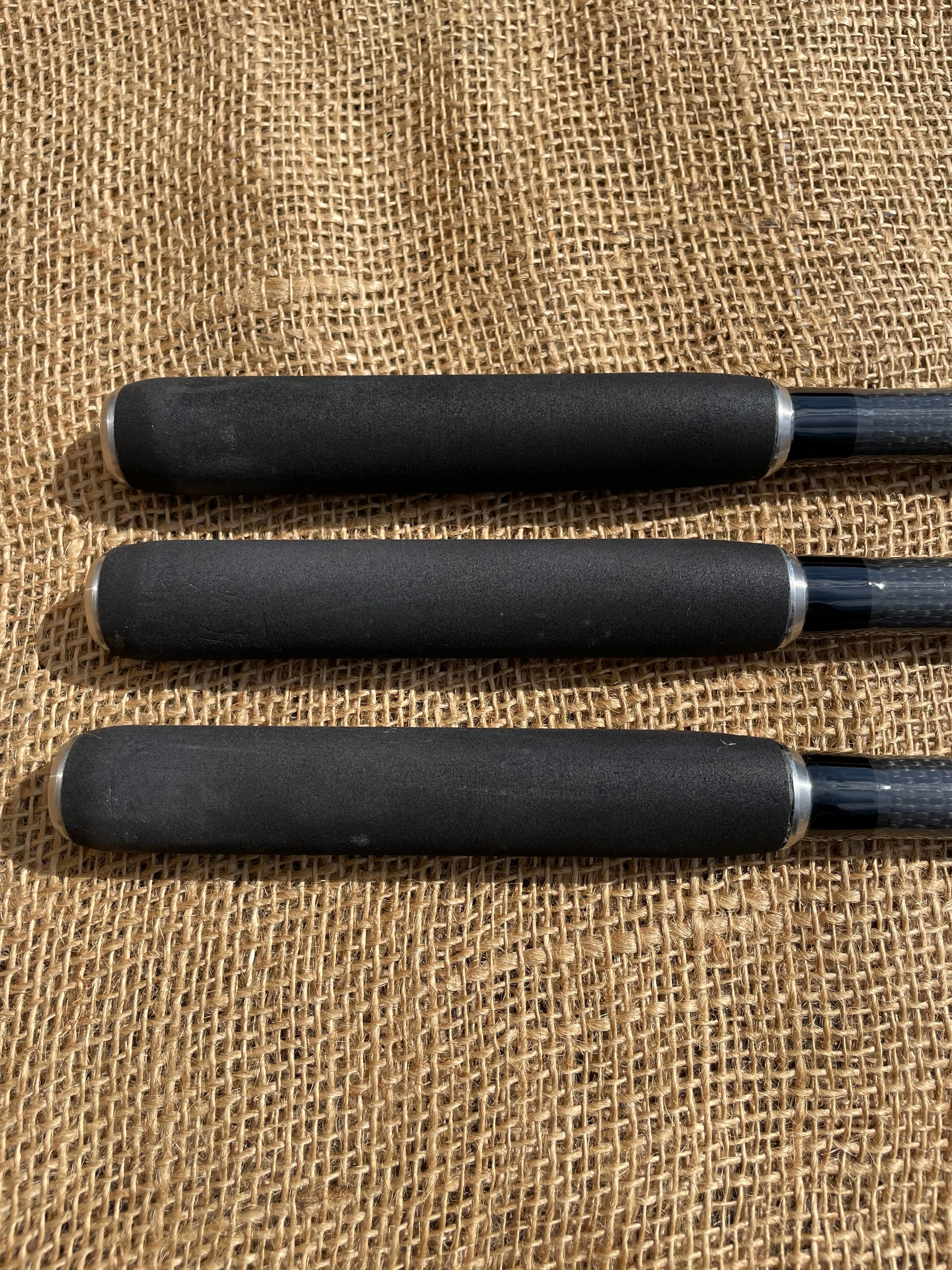 3 x Kevin Maddocks Challenger Old School Carp Fishing Rods. 12’ 6”. 3.00lb T/C. Excellent!