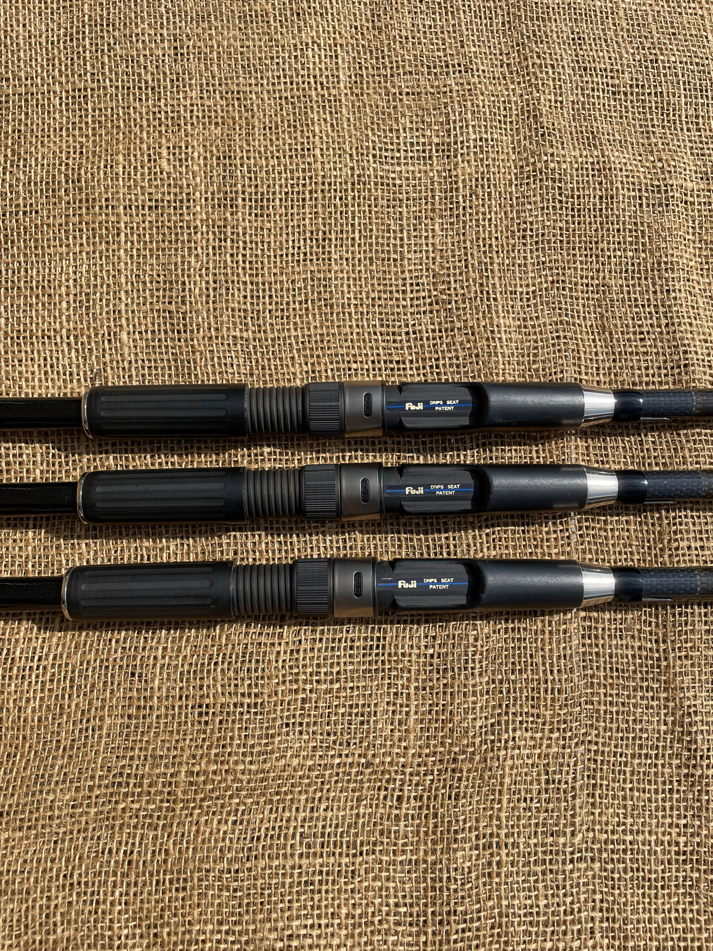 3 x Kevin Maddocks Challenger Old School Carp Fishing Rods. 12’ 6”. 3.00lb T/C. Excellent!