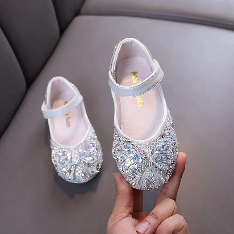A Perfect Match for Your Little Princess Elegance in Every Step for Girls Crystal Bow Shoes to Brighten Every Day