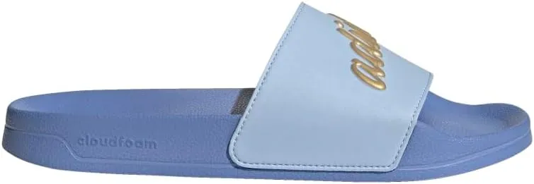 adidas Adilette Shower Blue Dawn/Gold Metallic 6 B (M)