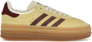 adidas Gazelle Bold Womens Sneaker (Yellow Maroon, 8.5)