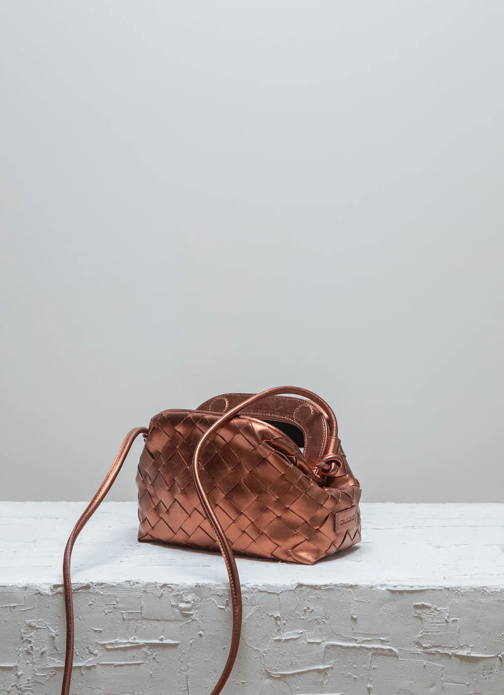 AIMEE Copper Metallic Clutch