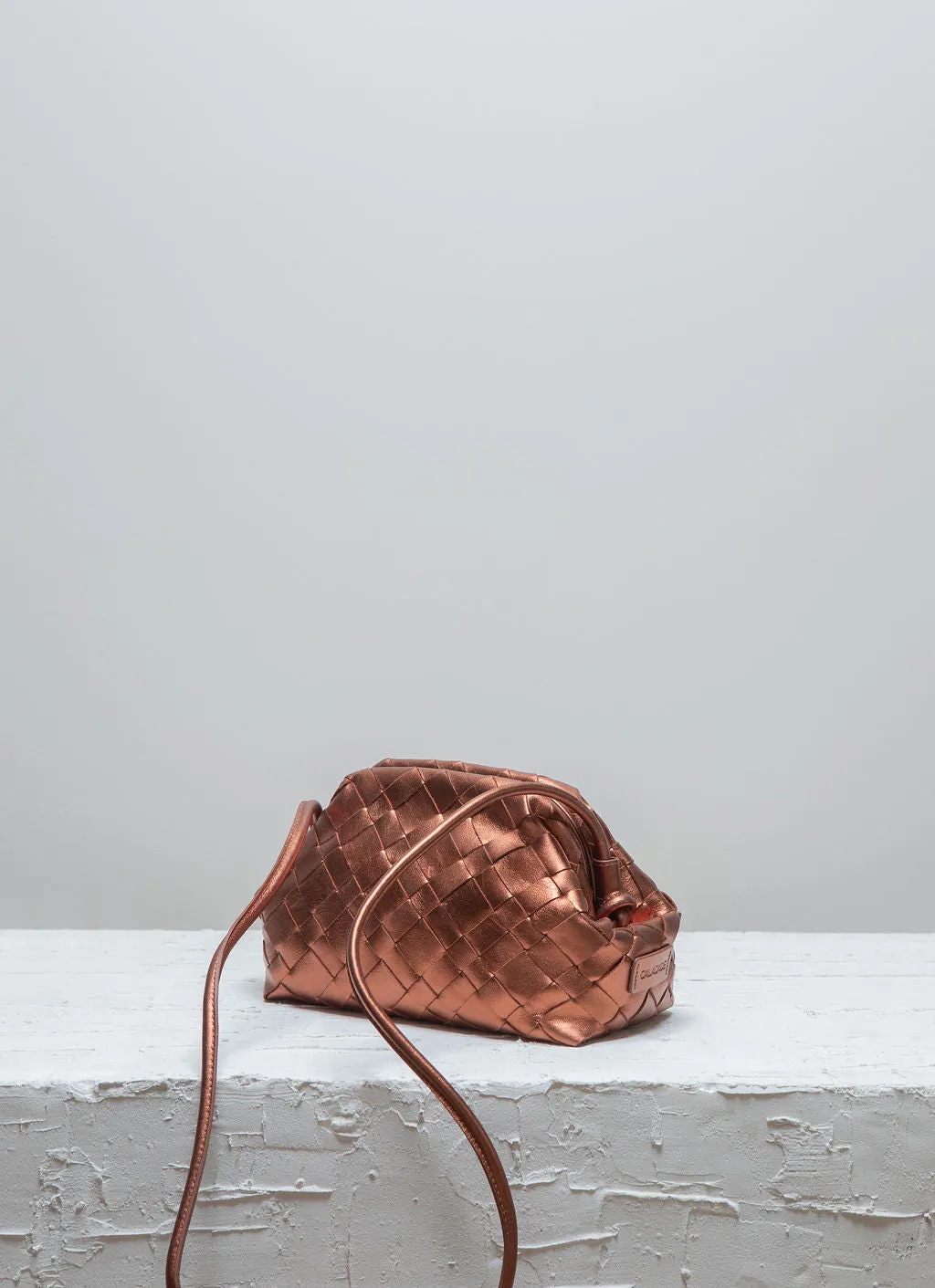 AIMEE Copper Metallic Clutch