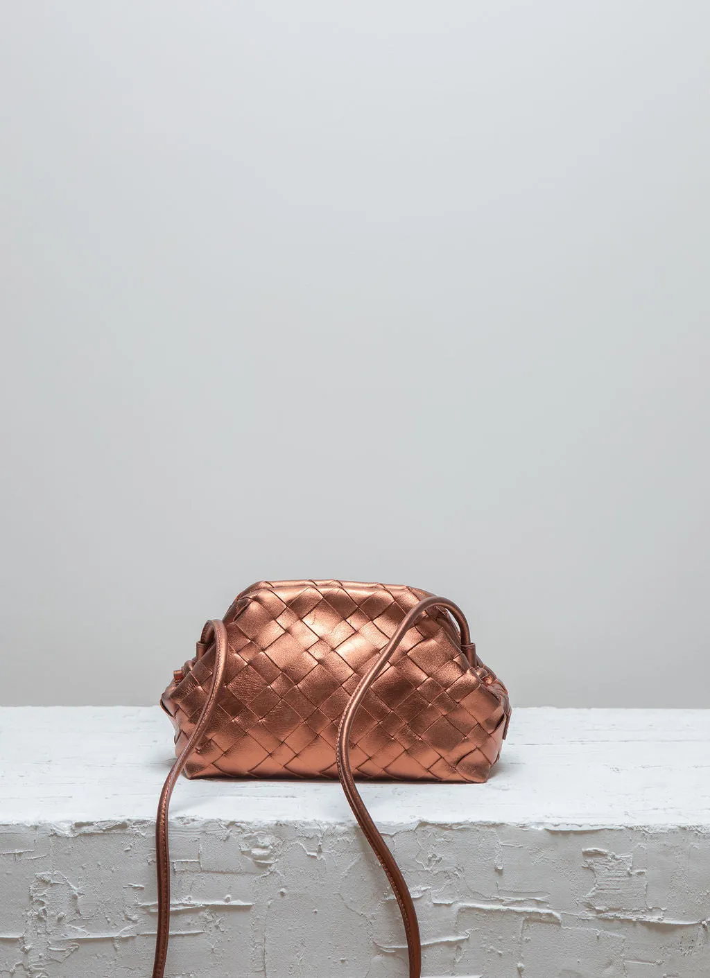 AIMEE Copper Metallic Clutch