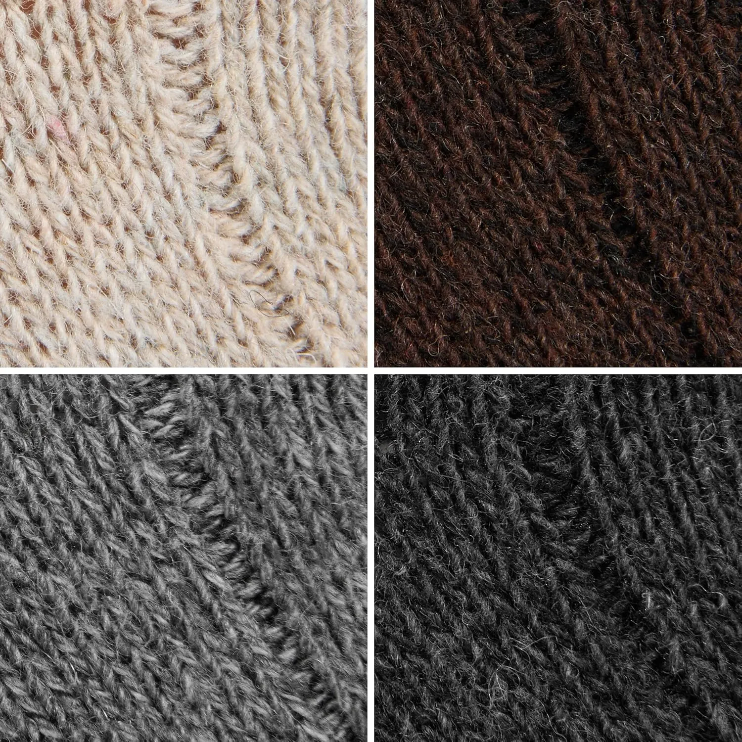 Alpaca Wool Socks - Fine Knit Unisex Socks for Women and Men - 4 Pairs All Year Thin Knit