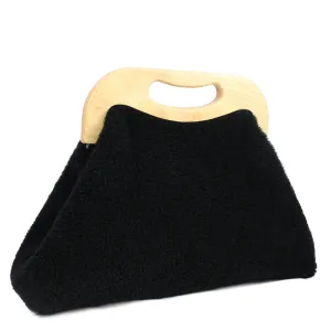 ANGOLO BAG curly   Black