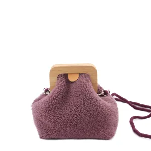 ANGOLO BAG SMALL Curly   Mauve