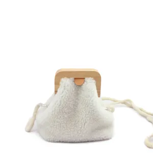ANGOLO BAG SMALL Curly   Natural