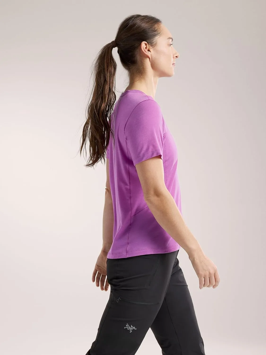 Arc'teryx Lana Merino Wool Crew Shirt SS Women's | Light Merino-Blend Tee for Every Mountain Activity - Redesign