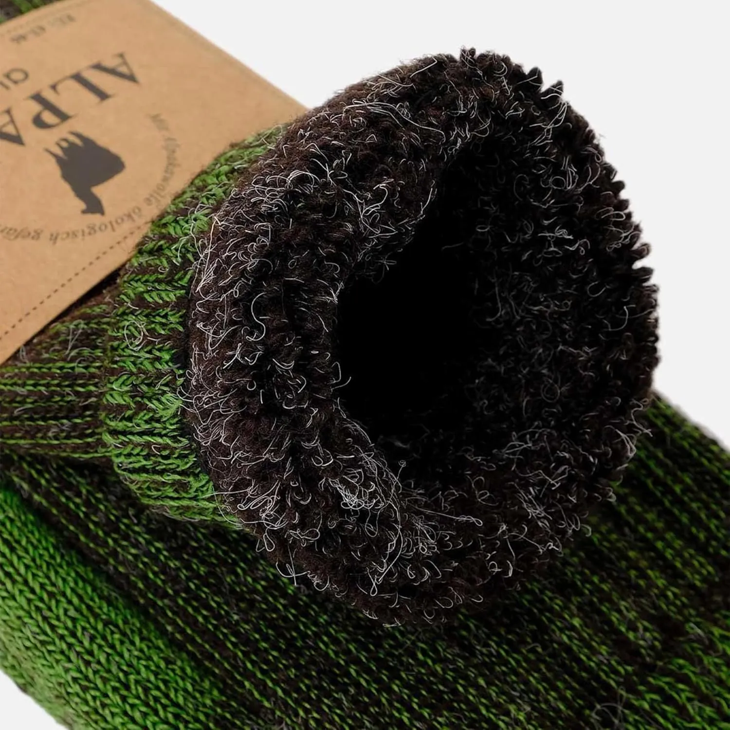 Aytu Alpaca Socks - Men & Women Thermal Socks, Alpaca Wool, Cushioned Terry Interior, 1 Pair