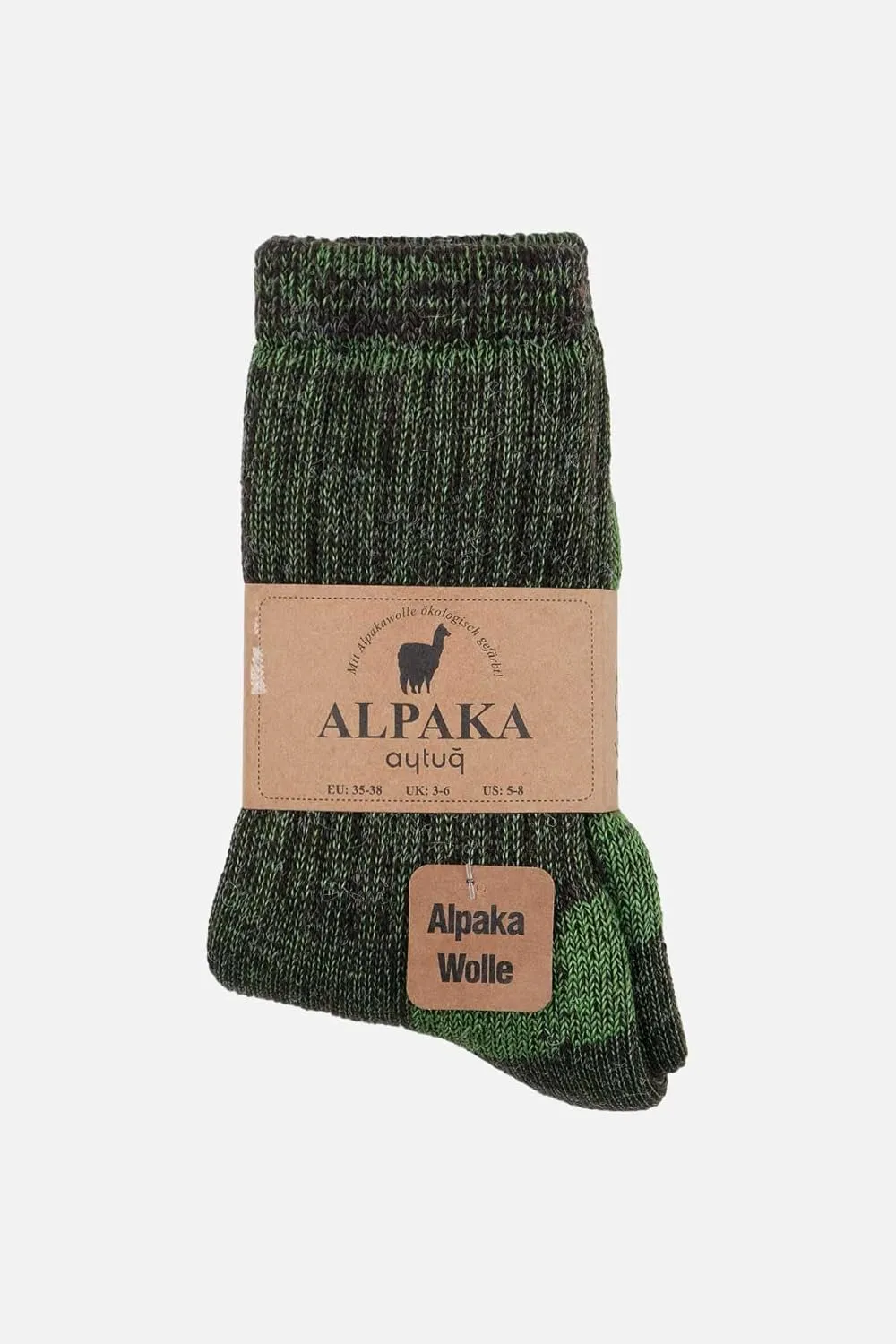 Aytu Alpaca Socks - Men & Women Thermal Socks, Alpaca Wool, Cushioned Terry Interior, 1 Pair