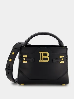 B-Buzz 22 Black Leather Bag