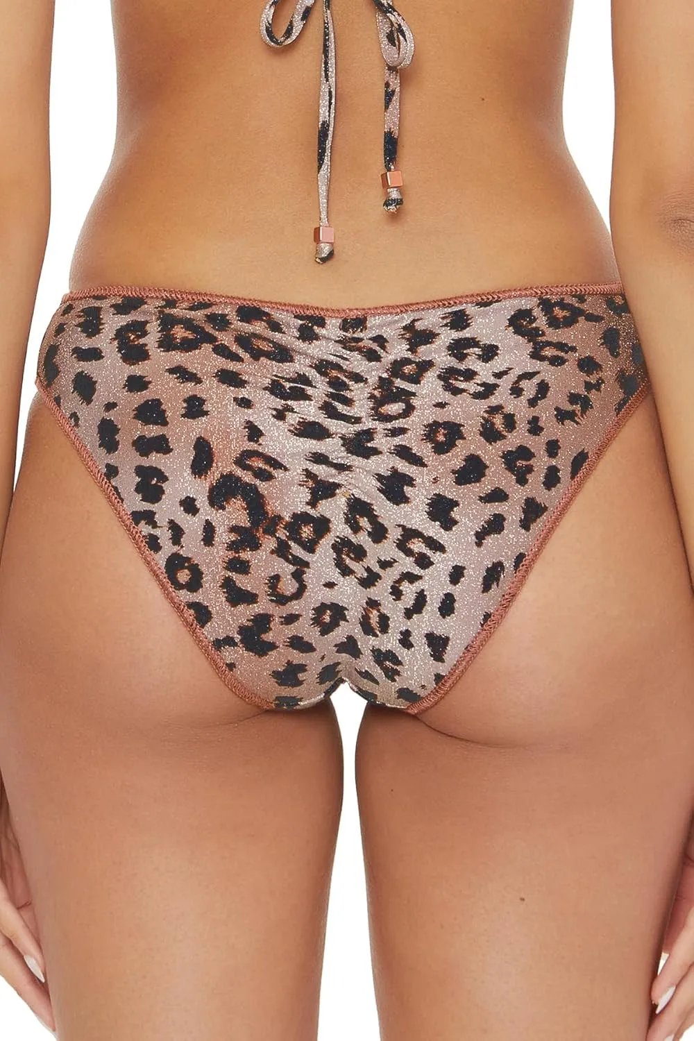 BECCA Women's Zanzibar Hipster Bikini Bottom, Cheeky Coverage, Swimwear Separates