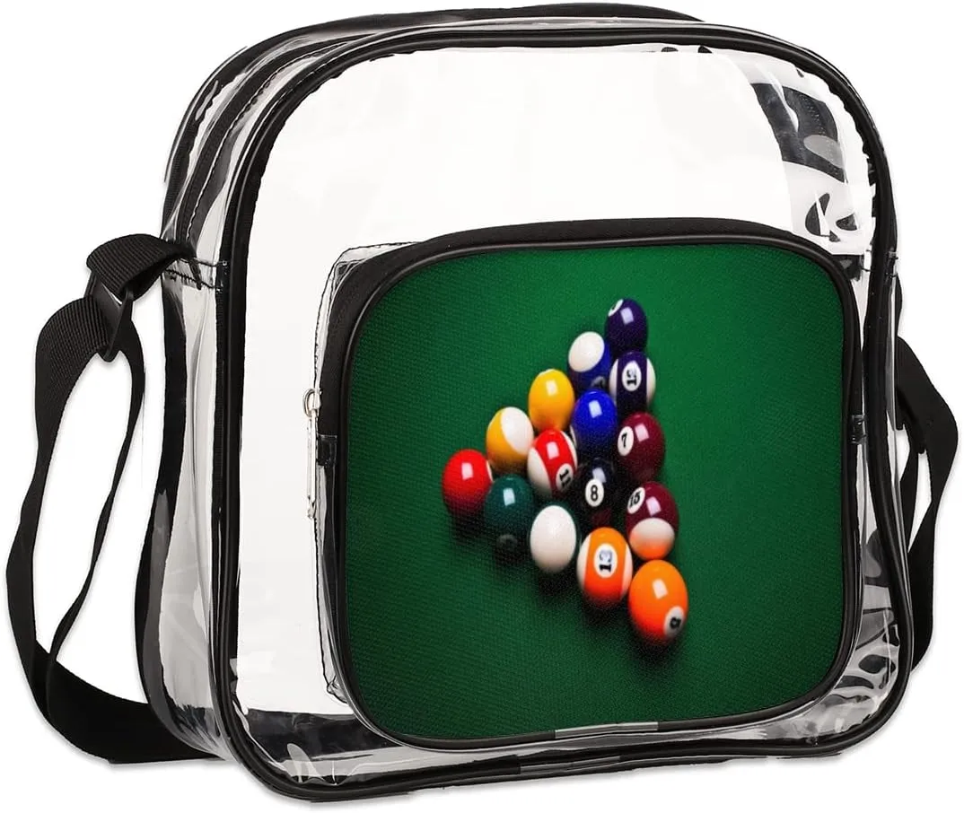 Bee With Honey Clear Crossbody Bag Clear Messenger Bag Shoulder Bags Clear Purse Stadium Approved