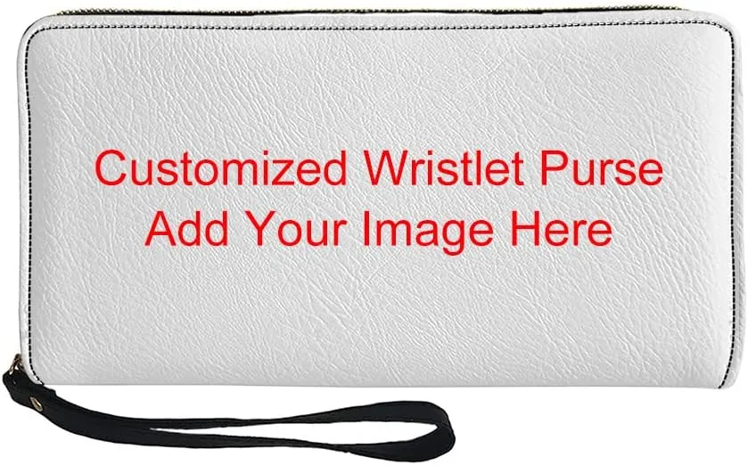 Binienty Womens Zipper Wallet, PU Leather Wristlet Purse, Zip Around Card Holder Organizer Clutch Handbag