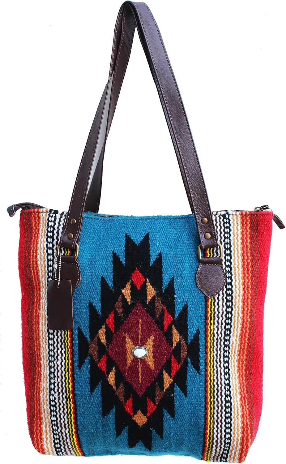 CHALLENGER Women's Western Handwoven Wool Rodeo Cowgirl Handbag Shoulder Purse 103AA02