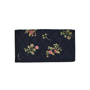 Checkbook Cover, Midnight Rose