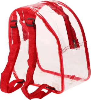 Clear Backpack Heavy Duty Transparent Book Bag for Women Shoulder Straps for Travel Concerts Sports Events and Outdoor Activities