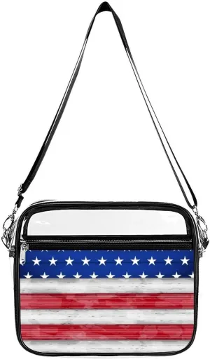 Clear Bag Stadium Approved, Women Clear Crossbody Purse Bag, Clear Stadium Bags for Sporting Events, Concerts