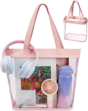 Clear Tote Bag Stadium Approved 12x6x12 12x12x6 Clear Bag for Stadium Events 12 x6 x12 Transparent Purse 12 x 6 x 12