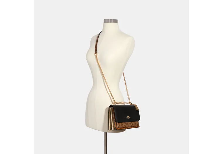 C.O.A.C.H. Klare Crossbody In Blocked Signature Canvas