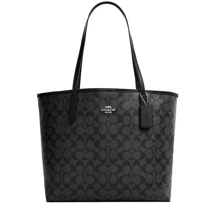 C.O.A.C.H Signature Canvas City Tote Bag