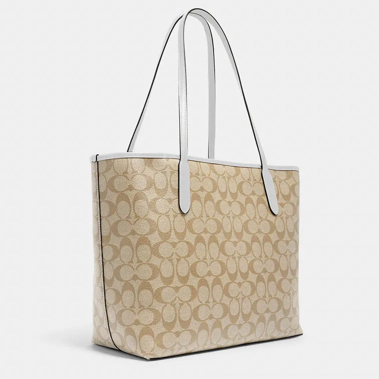 C.O.A.C.H Signature Canvas City Tote Bag