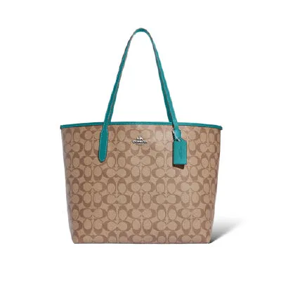C.O.A.C.H Signature Canvas City Tote Bag