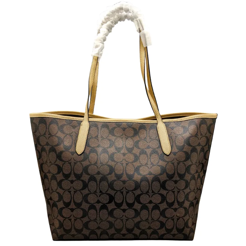 C.O.A.C.H Signature Canvas City Tote Bag
