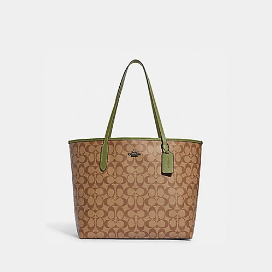 C.O.A.C.H Signature Canvas City Tote Bag
