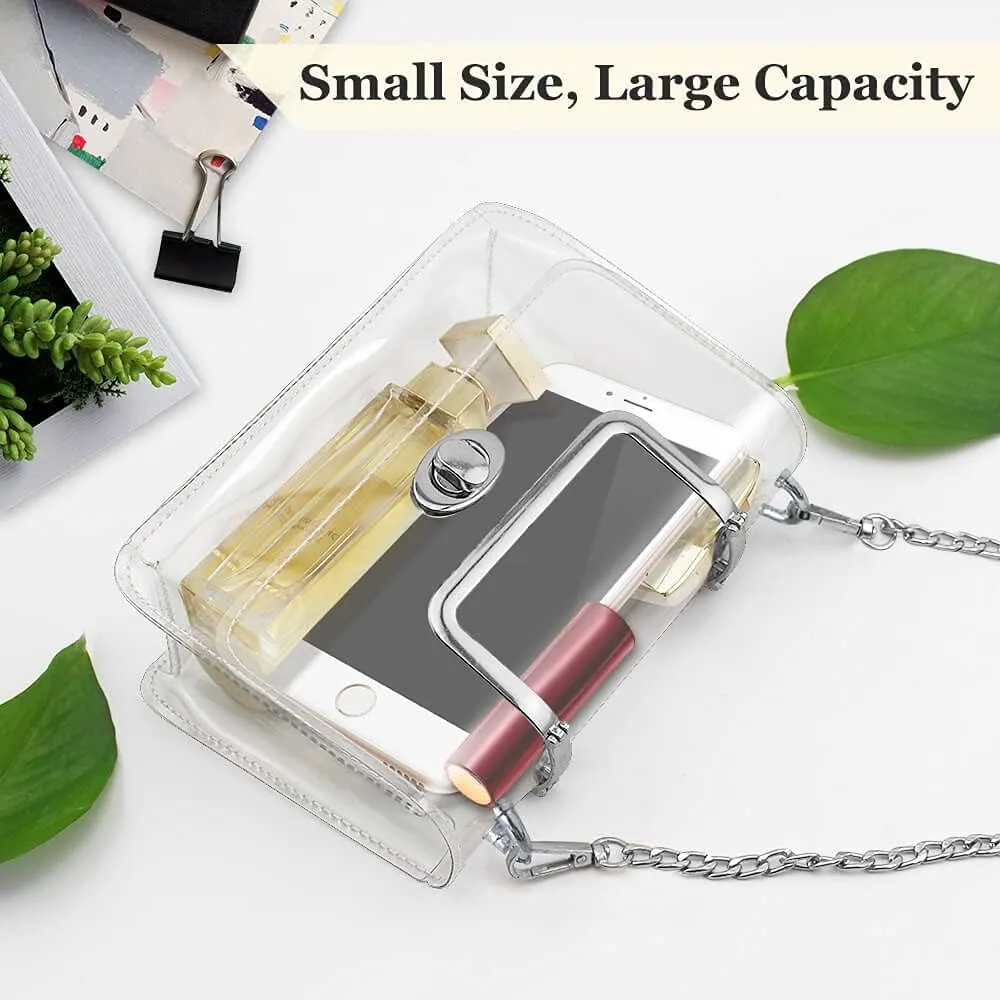 COROMAY Clear Purse for Women, Clear Bag for Stadium Events, Transparent Stadium Purse