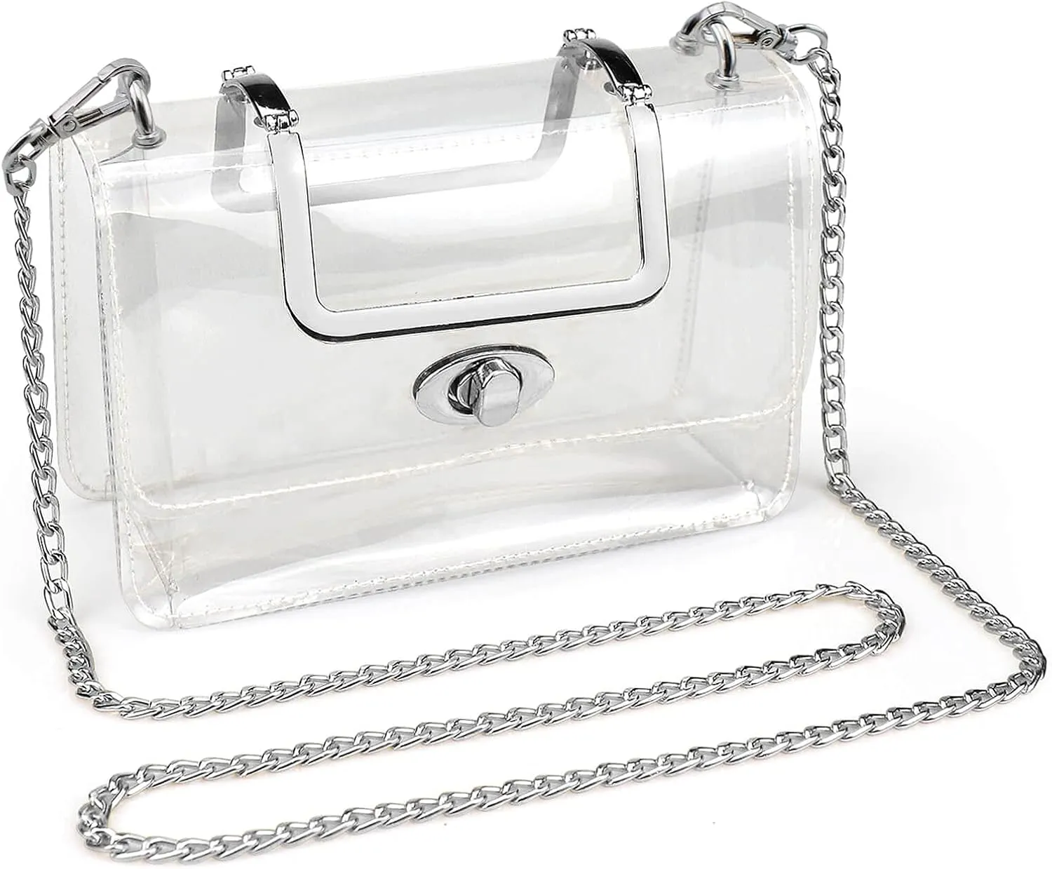 COROMAY Clear Purse for Women, Clear Bag for Stadium Events, Transparent Stadium Purse
