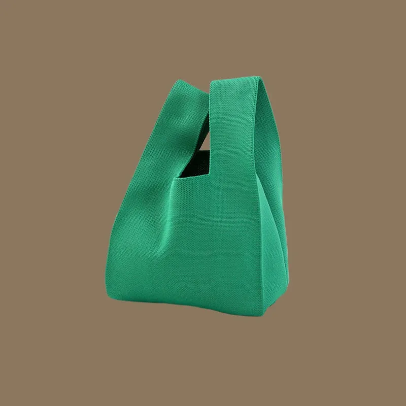 🌟Cute & Colorful Mini Knit Bag 🎀 - Adorable Tote for Fun Adventures! 👜✨