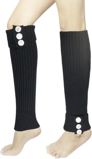 Dahlia Women's Leg Warmers & Boot Cuffs - Synthetic Wool, Cable Knit