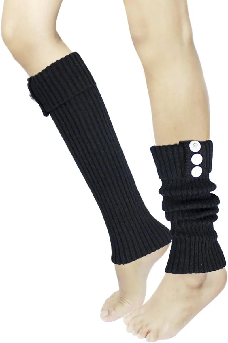 Dahlia Women's Leg Warmers & Boot Cuffs - Synthetic Wool, Cable Knit