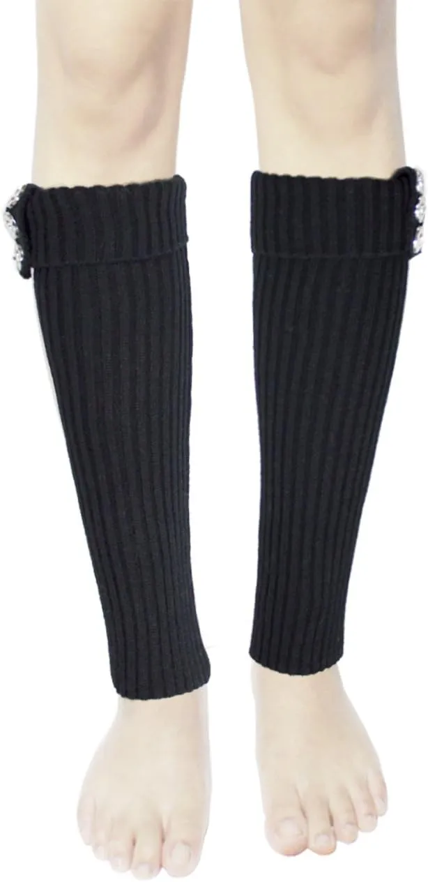 Dahlia Women's Leg Warmers & Boot Cuffs - Synthetic Wool, Cable Knit
