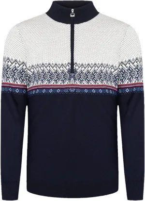 Dale of Norway Hovden Men’s Sweater - 100% Merino Wool Knit Sweater - Men’s Pullover - Ski Sweater - Quarter Zip Pullover Men