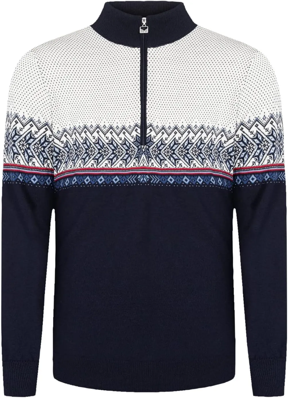 Dale of Norway Hovden Men’s Sweater - 100% Merino Wool Knit Sweater - Men’s Pullover - Ski Sweater - Quarter Zip Pullover Men