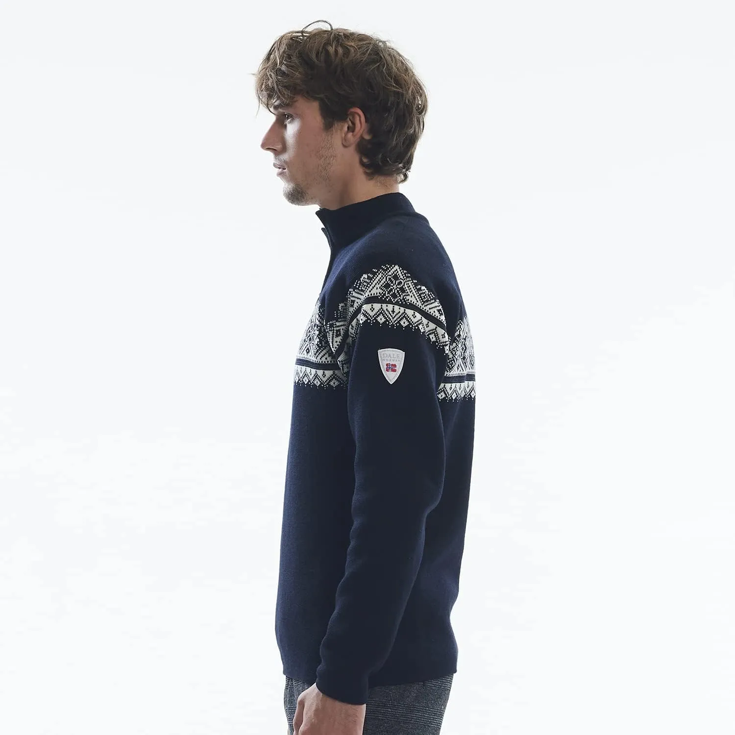Dale of Norway Moritz Men’s Sweater - 100% Skin Soft Merino Wool Sweater for Men - Regular Fit Men's Sweaters and Pullovers