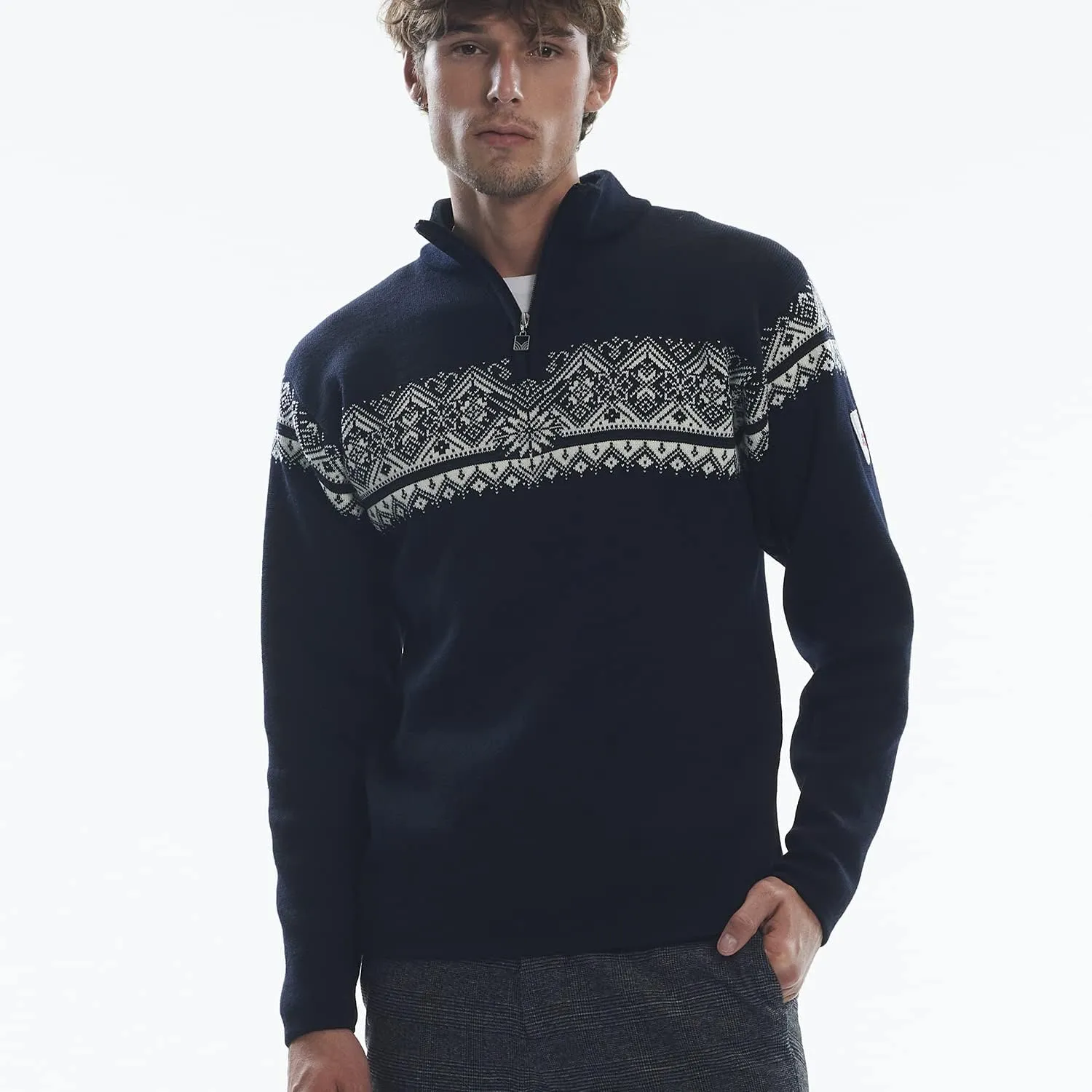 Dale of Norway Moritz Men’s Sweater - 100% Skin Soft Merino Wool Sweater for Men - Regular Fit Men's Sweaters and Pullovers