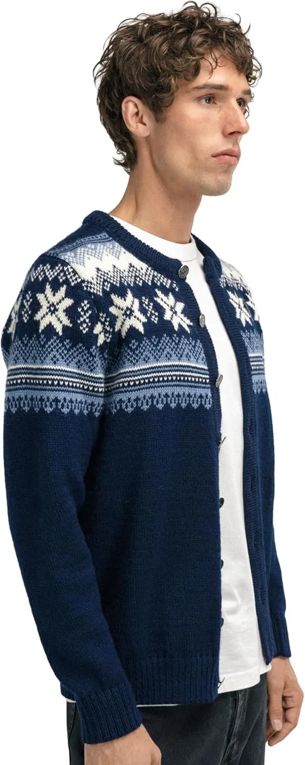 Dale of Norway Veafjord Masculine Cardigan - Men Cardigan Sweater - Regular-Fit
