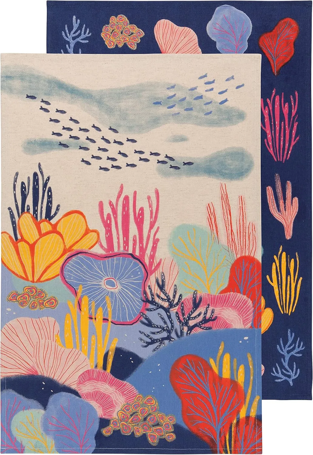 Danica Studio Neptune Printed Dishtowel Set of 2, 1 EA