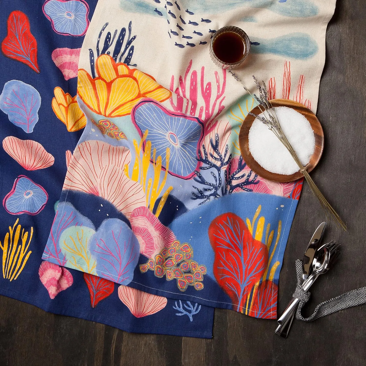 Danica Studio Neptune Printed Dishtowel Set of 2, 1 EA