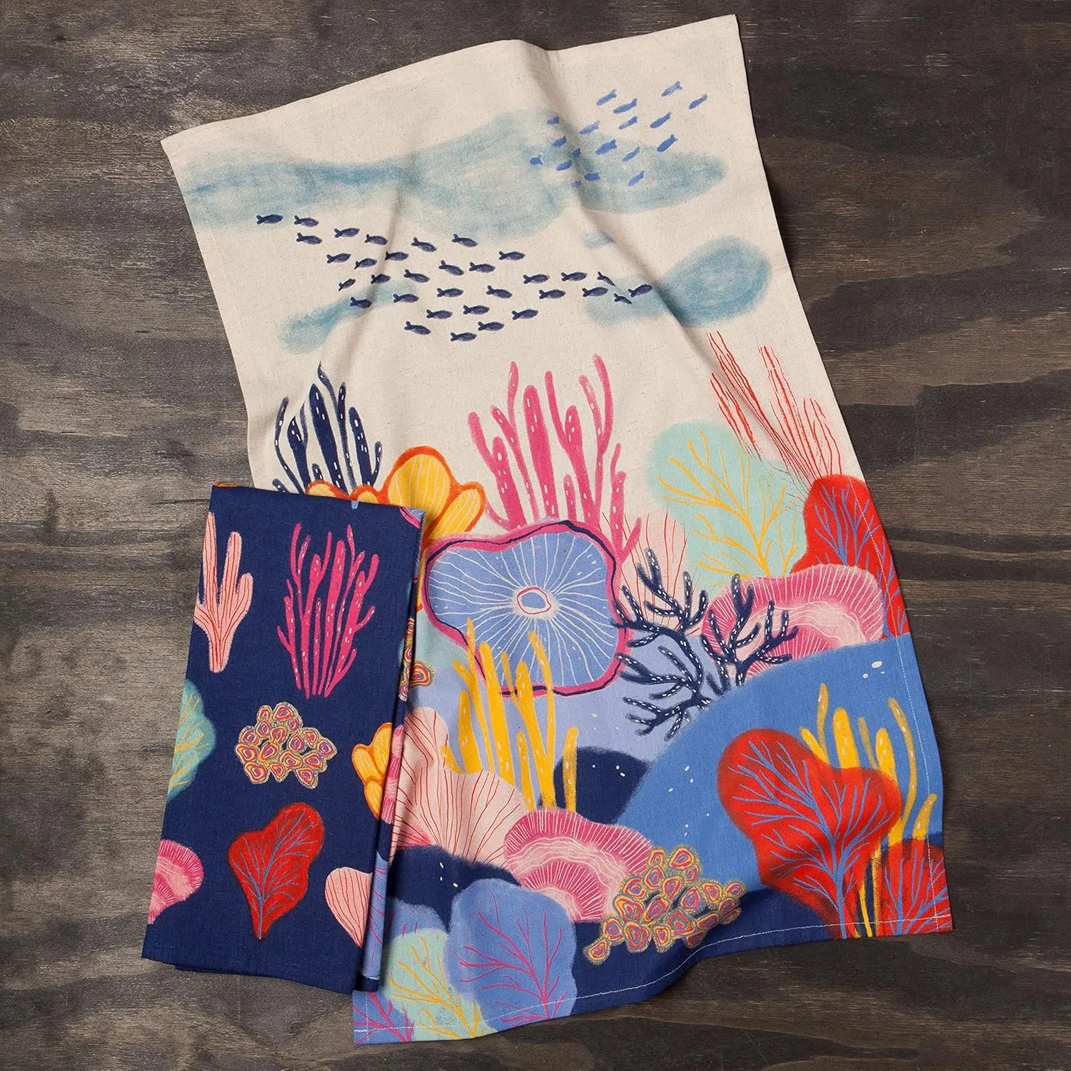Danica Studio Neptune Printed Dishtowel Set of 2, 1 EA