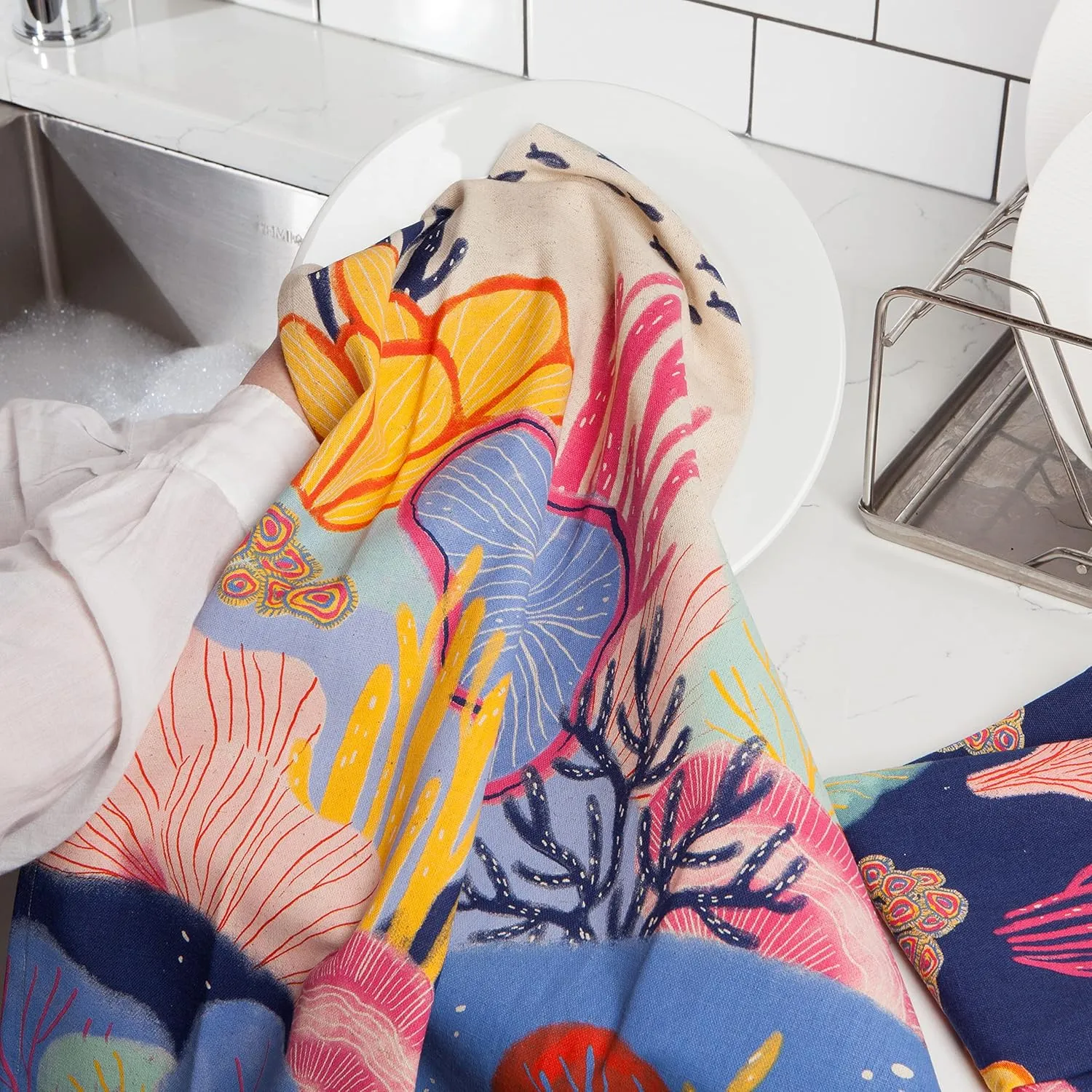 Danica Studio Neptune Printed Dishtowel Set of 2, 1 EA
